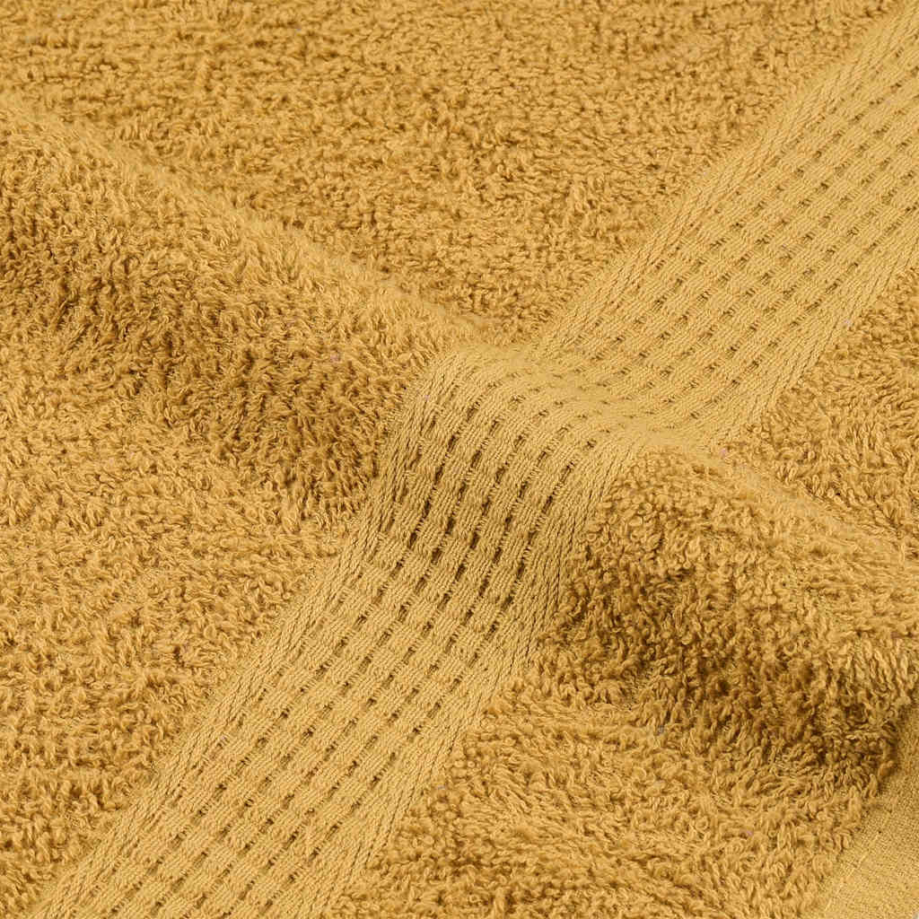 vidaXL Hand Towels "FROGN" 4 pcs Gold 50x100 cm 360 gsm