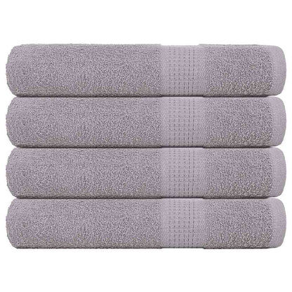 vidaXL Sauna Towels "FROGN" 4 pcs Grey 80x200 cm 360 gsm