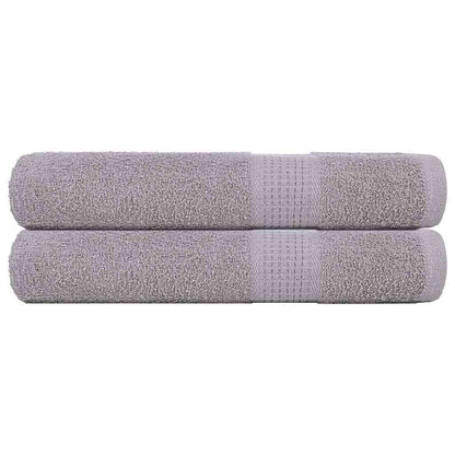 vidaXL Towels "FROGN" 2 pcs Grey 100x200 cm 360 gsm