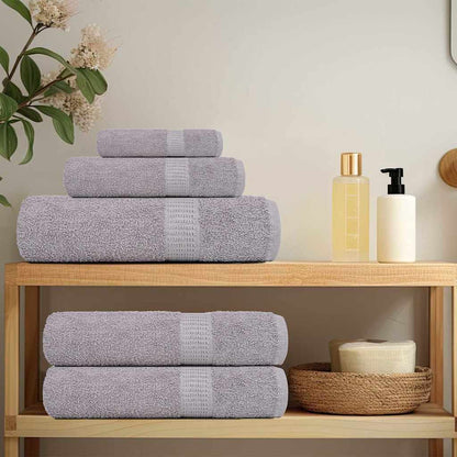 vidaXL Towels "FROGN" 2 pcs Grey 100x200 cm 360 gsm