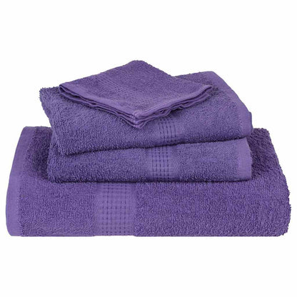 vidaXL Wash Towels "FROGN" 2 pcs Purple 30x30 cm 360 gsm