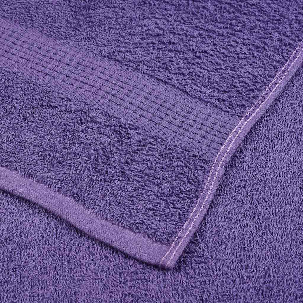 vidaXL Hand Towels "FROGN" 4 pcs Purple 50x100 cm 360 gsm