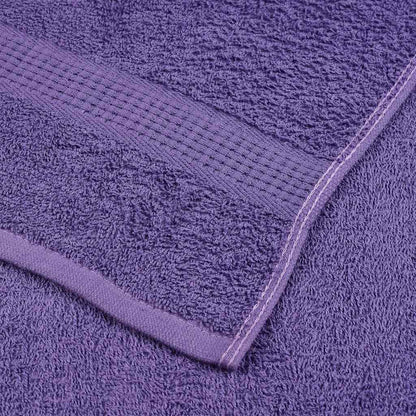 vidaXL Hand Towels "FROGN" 4 pcs Purple 50x100 cm 360 gsm