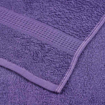vidaXL Shower Towels "FROGN" 4 pcs Purple 70x140 cm 360 gsm