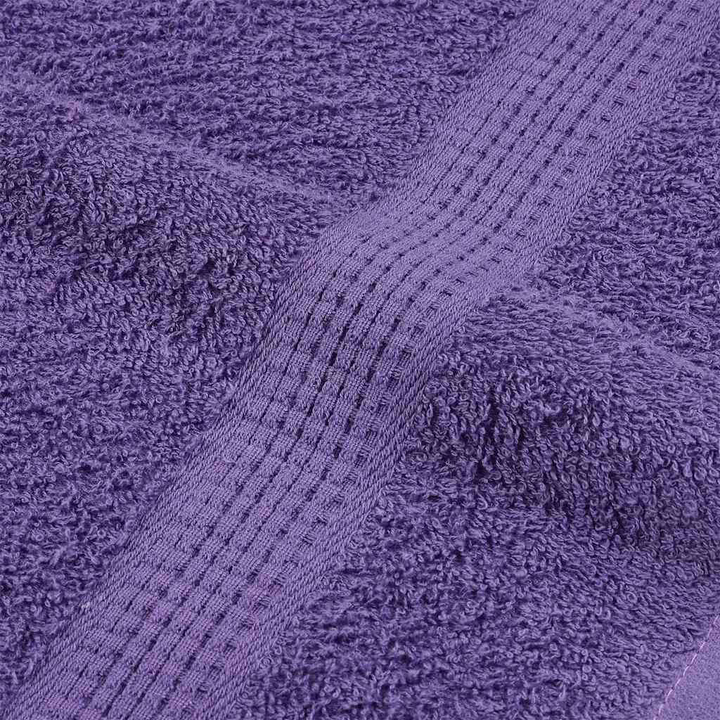 vidaXL Shower Towels "FROGN" 4 pcs Purple 70x140 cm 360 gsm