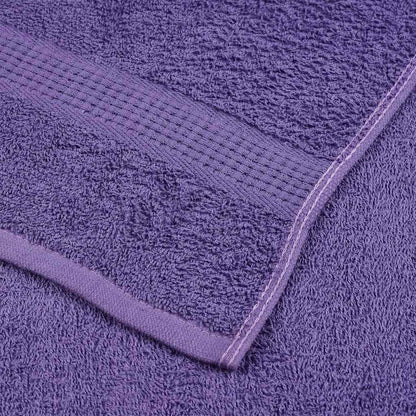 vidaXL Shower Towels "FROGN" 10 pcs Purple 70x140 cm 360 gsm