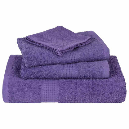 vidaXL Bath Towels "FROGN" 2 pcs Purple 100x150 cm 360 gsm