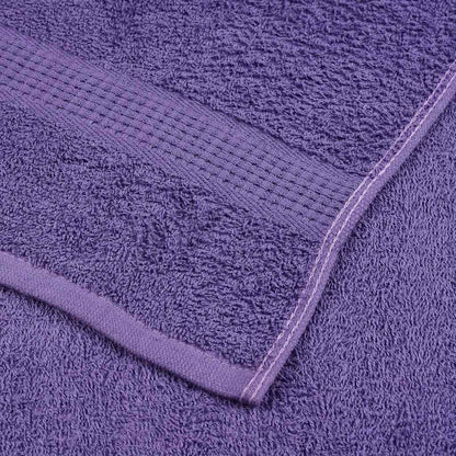 vidaXL Bath Towels "FROGN" 2 pcs Purple 100x150 cm 360 gsm