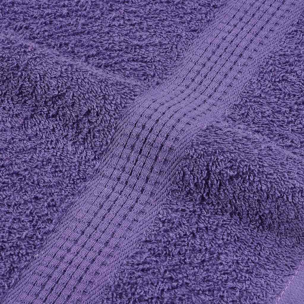 vidaXL Bath Towels "FROGN" 2 pcs Purple 100x150 cm 360 gsm