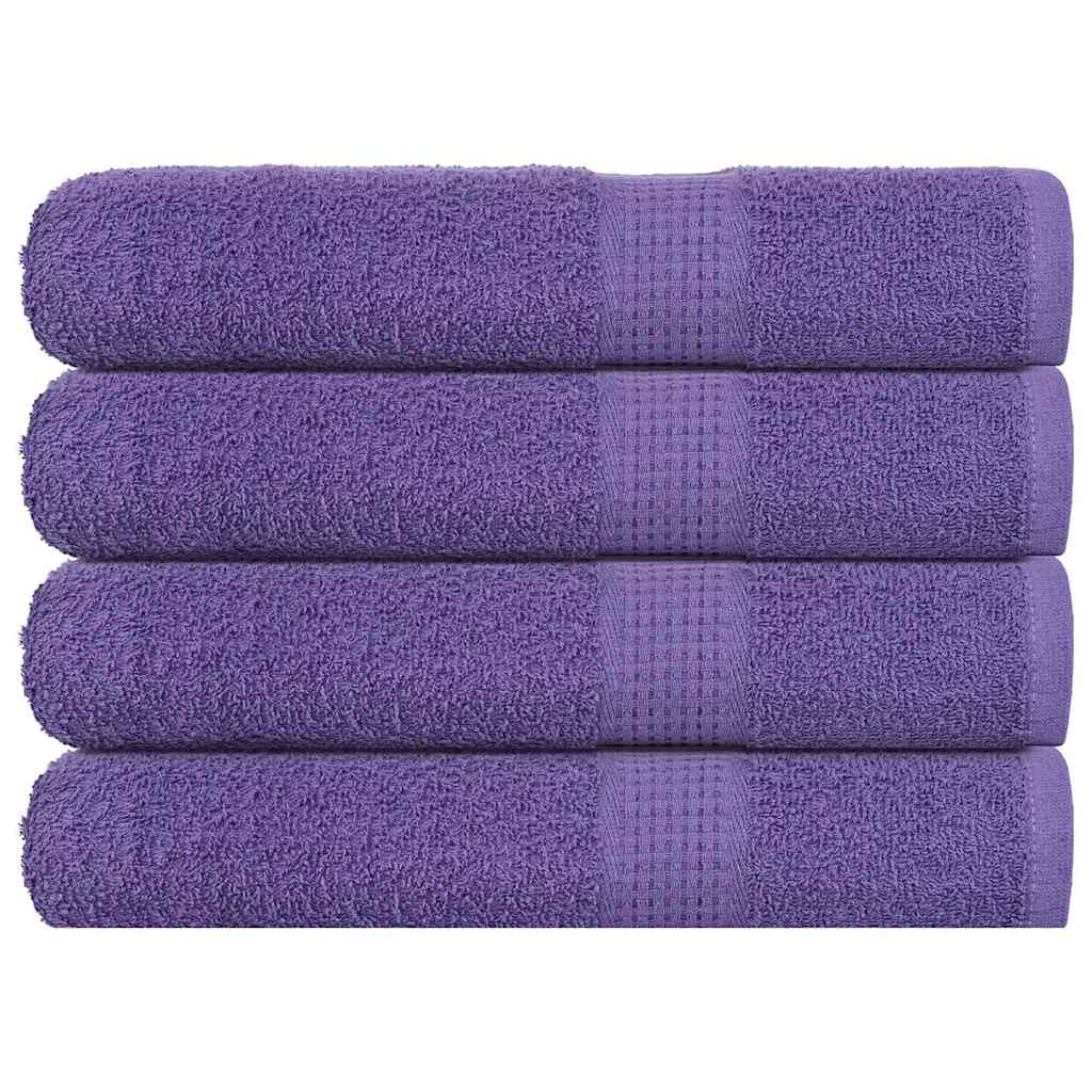vidaXL Sauna Towels "FROGN" 4 pcs Purple 80x200 cm 360 gsm