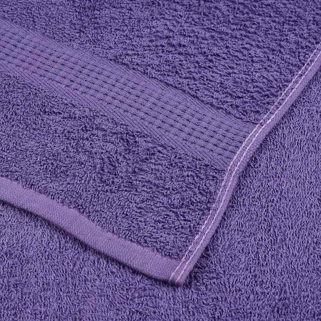 vidaXL Sauna Towels "FROGN" 10 pcs Purple 80x200 cm 360 gsm