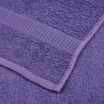 vidaXL Sauna Towels "FROGN" 10 pcs Purple 80x200 cm 360 gsm