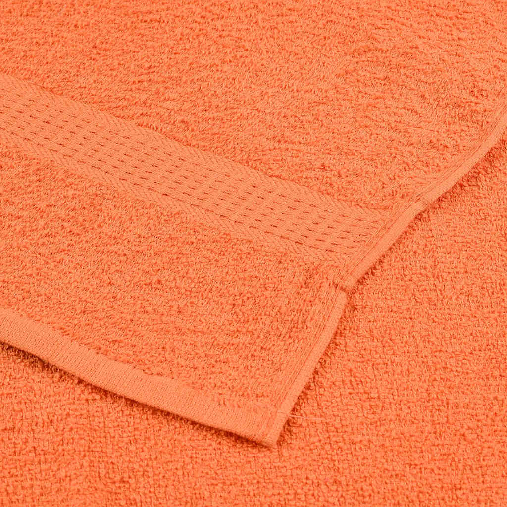 vidaXL Soap Towels 4 pcs Orange 30x30 cm 360 gsm 100% Cotton