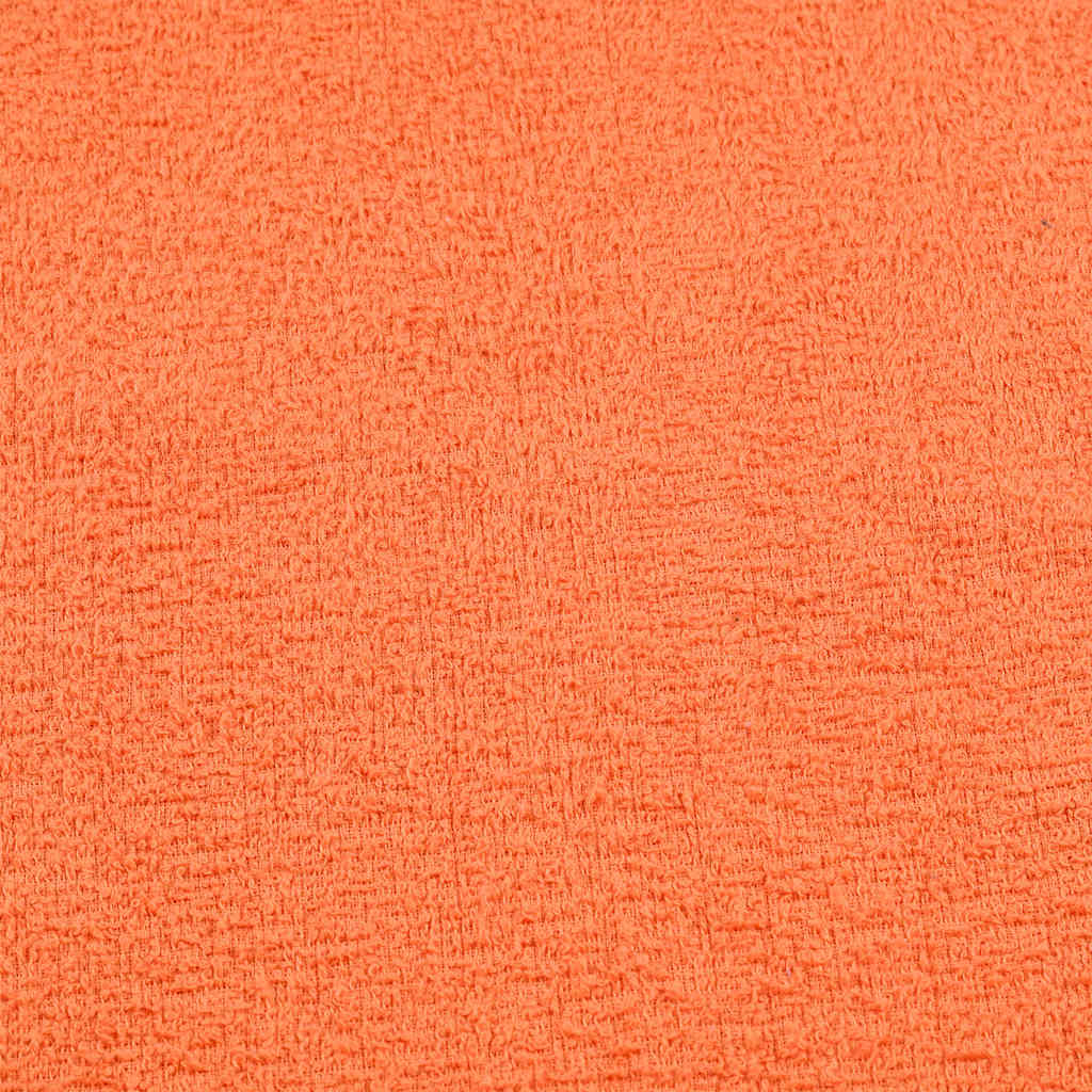 vidaXL Bath Towels 10 pcs "FROGN" Orange 100x150 cm 100% Cotton
