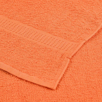 vidaXL Sauna Towels 2 pcs "FROGN" Orange 80x200 cm 100% Cotton