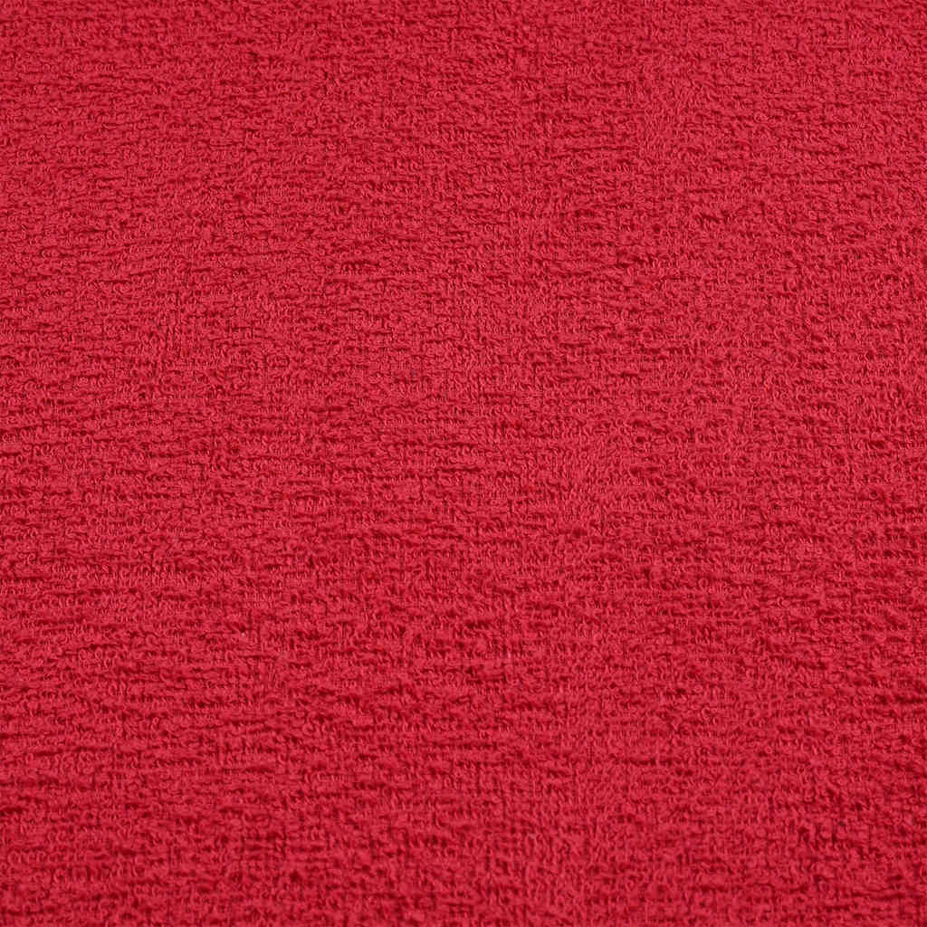vidaXL Hand Towels "FROGN" 10 pcs Red 50x100 cm 360 gsm