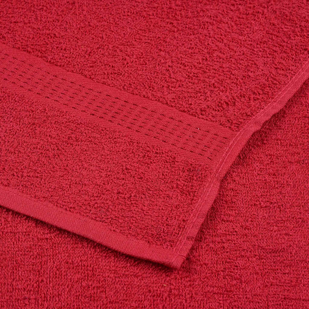 vidaXL Shower Towels "FROGN" 4 pcs Red 70x140 cm 360 gsm