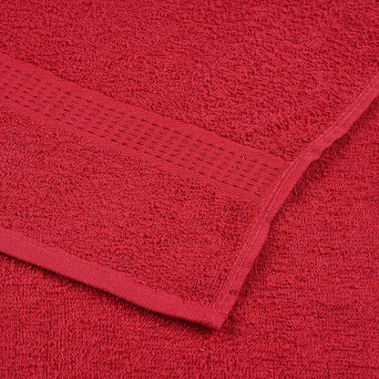 vidaXL Shower Towels "FROGN" 4 pcs Red 70x140 cm 360 gsm
