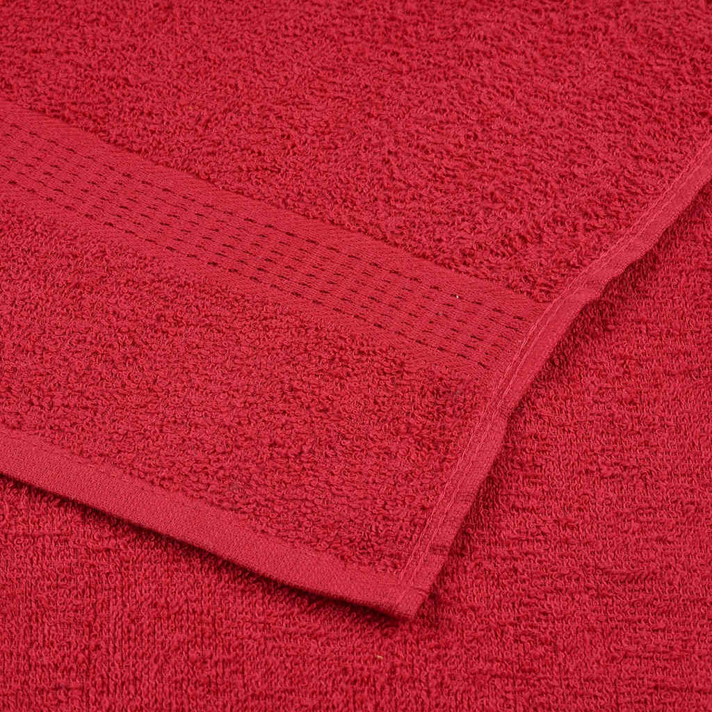 vidaXL Sauna Towels "FROGN" 4 pcs Red 80x200 cm 360 gsm