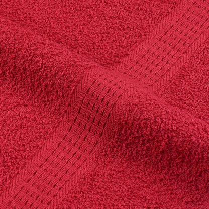 vidaXL Sauna Towels "FROGN" 4 pcs Red 80x200 cm 360 gsm