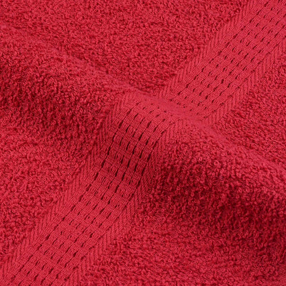 vidaXL Towels "FROGN" 2 pcs Red 100x200 cm 360 gsm