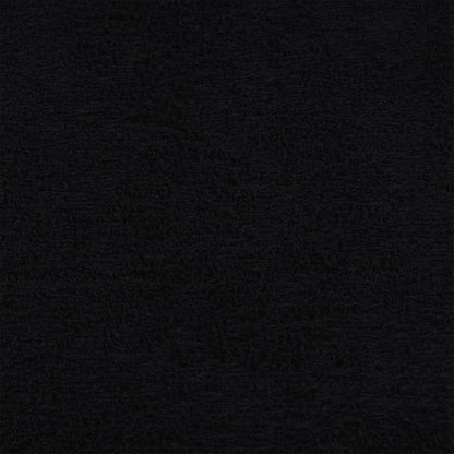 vidaXL Wash Towels "FROGN" 10 pcs Black 30x30 cm 360 gsm