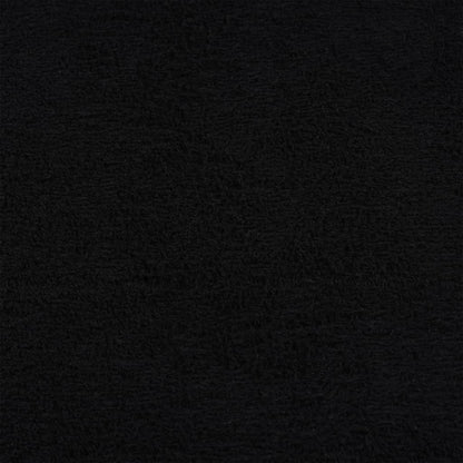 vidaXL Shower Towels "FROGN" 2 pcs Black 70x140 cm 360 gsm