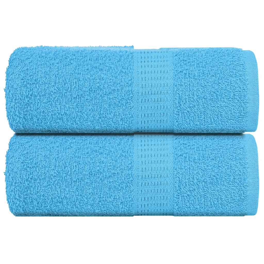 vidaXL Wash Towels "FROGN" 2 pcs Turquoise 30x30 cm 360 gsm