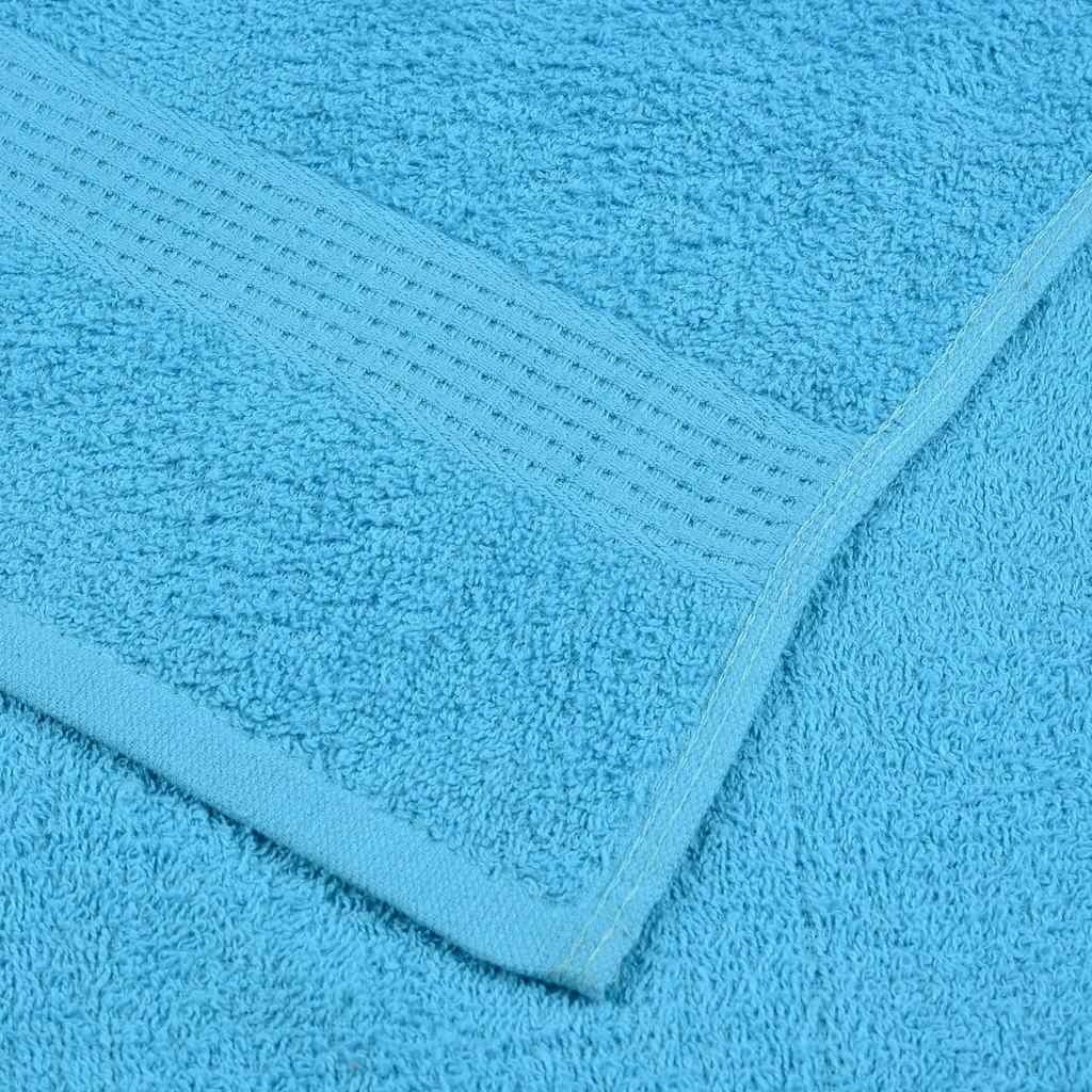 vidaXL Soap Towels 2 pcs Turquoise 30x30 cm 360 gsm 100% Cotton