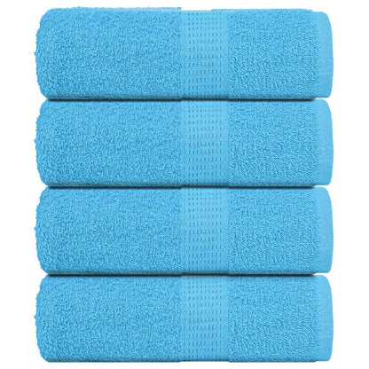 vidaXL Soap Towels 4 pcs Turquoise 30x30 cm 360 gsm 100% Cotton
