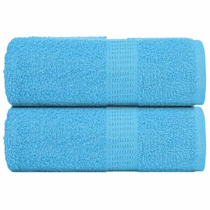 vidaXL Guest Towels 2 pcs Turquoise 30x50 cm 360 gsm 100% Cotton