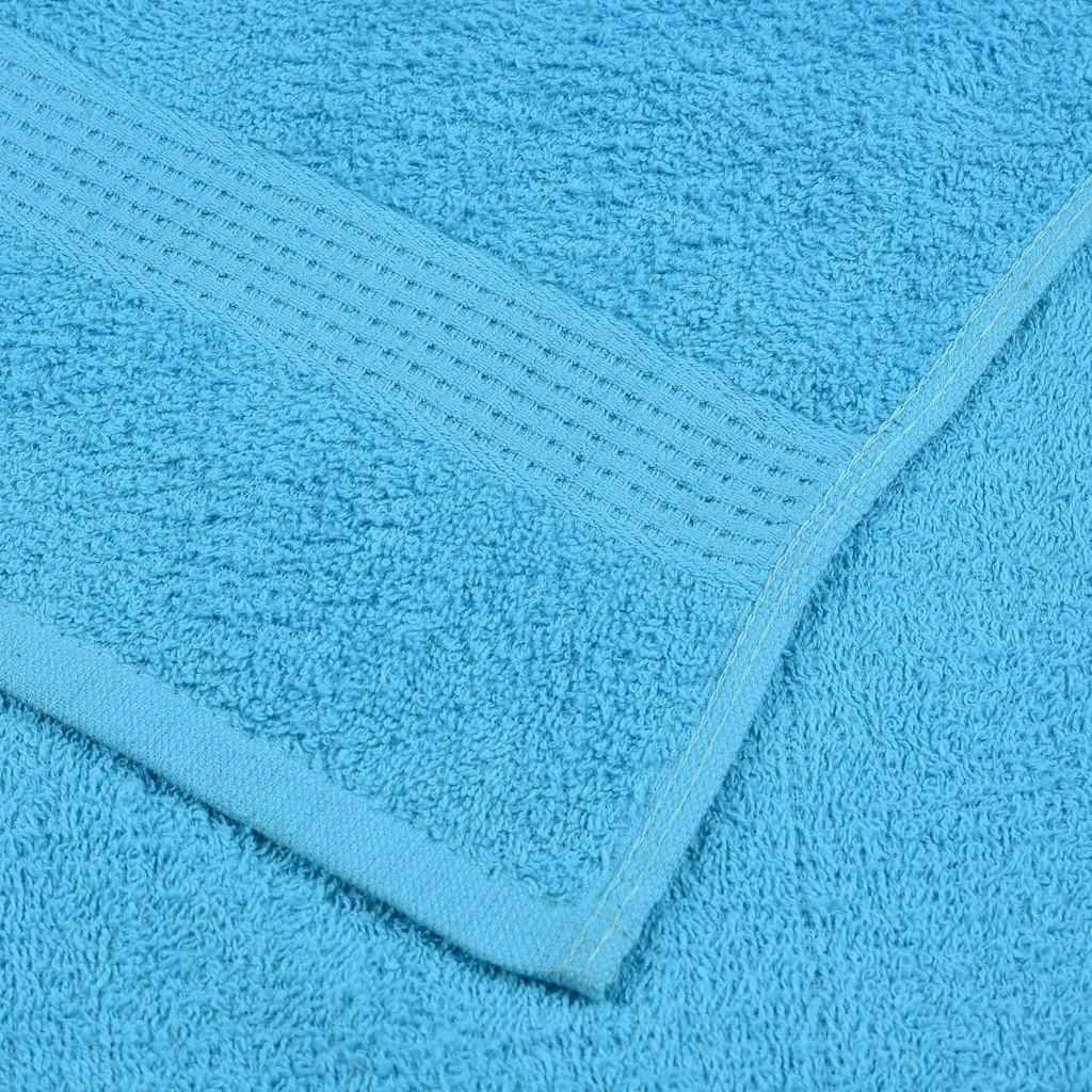 vidaXL Hand Towels "FROGN" 4 pcs Turquoise 50x100 cm 360 gsm
