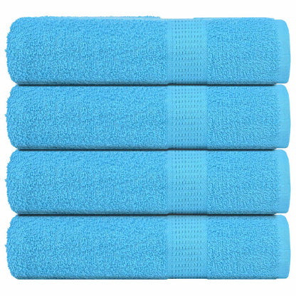 vidaXL Shower Towels "FROGN" 4 pcs Turquoise 70x140 cm 360 gsm
