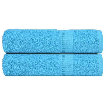 vidaXL Bath Towels "FROGN" 2 pcs Turquoise 100x150 cm 360 gsm