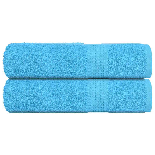 vidaXL Bath Towels "FROGN" 2 pcs Turquoise 100x150 cm 360 gsm