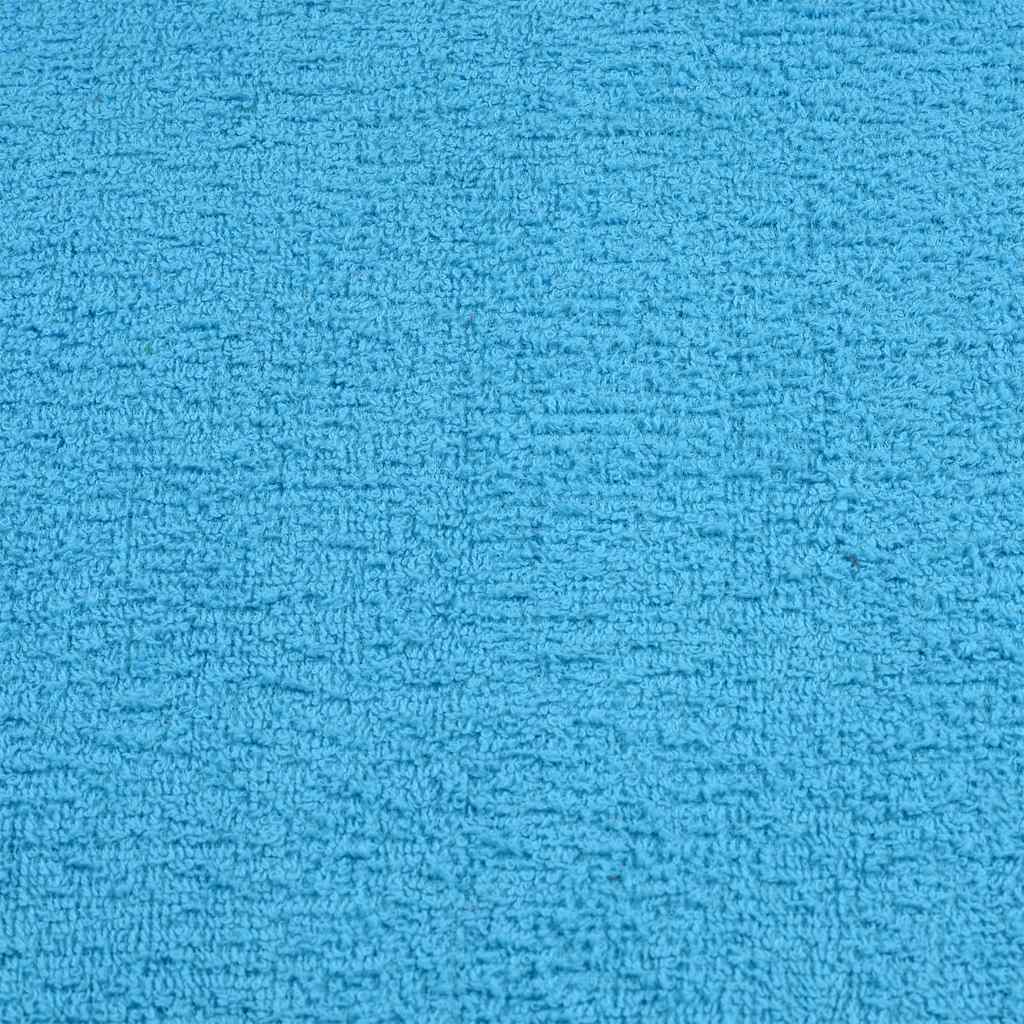 vidaXL Sauna Towels "FROGN" 2 pcs Turquoise 80x200 cm 360 gsm
