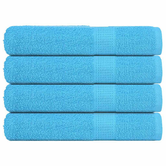 vidaXL Sauna Towels "FROGN" 4 pcs Turquoise 80x200 cm 360 gsm