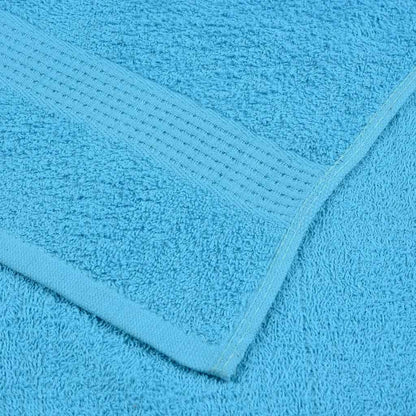vidaXL Sauna Towels "FROGN" 10 pcs Turquoise 80x200 cm 360 gsm
