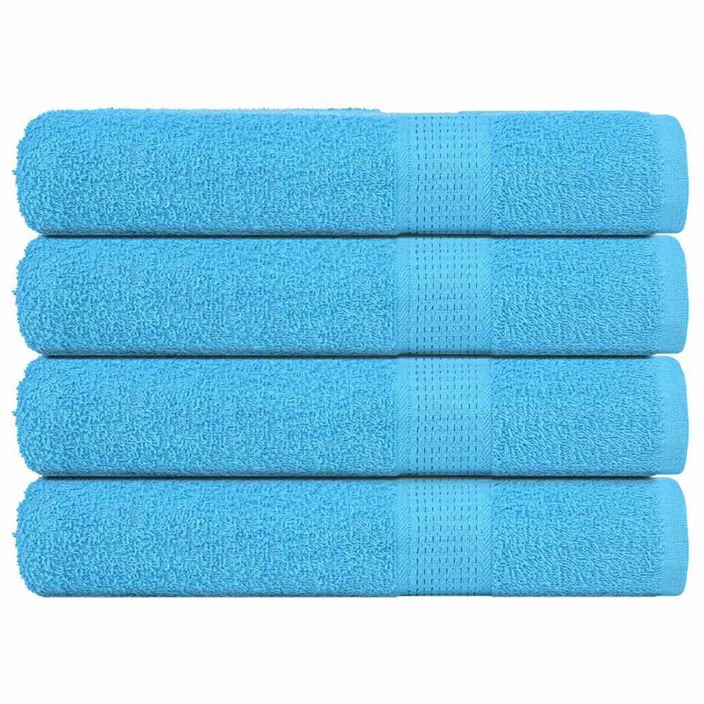 vidaXL Towels "FROGN" 4 pcs Turquoise 100x200 cm 360 gsm