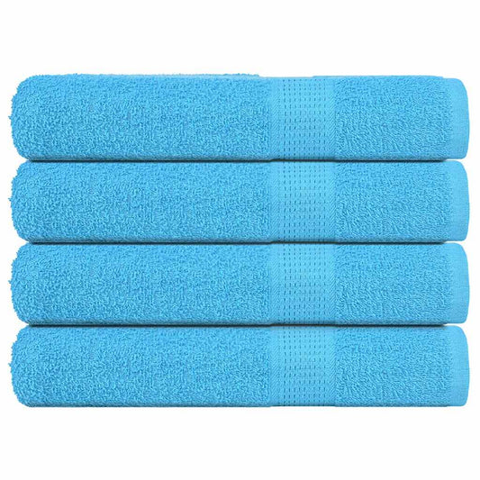 vidaXL Towels "FROGN" 4 pcs Turquoise 100x200 cm 360 gsm