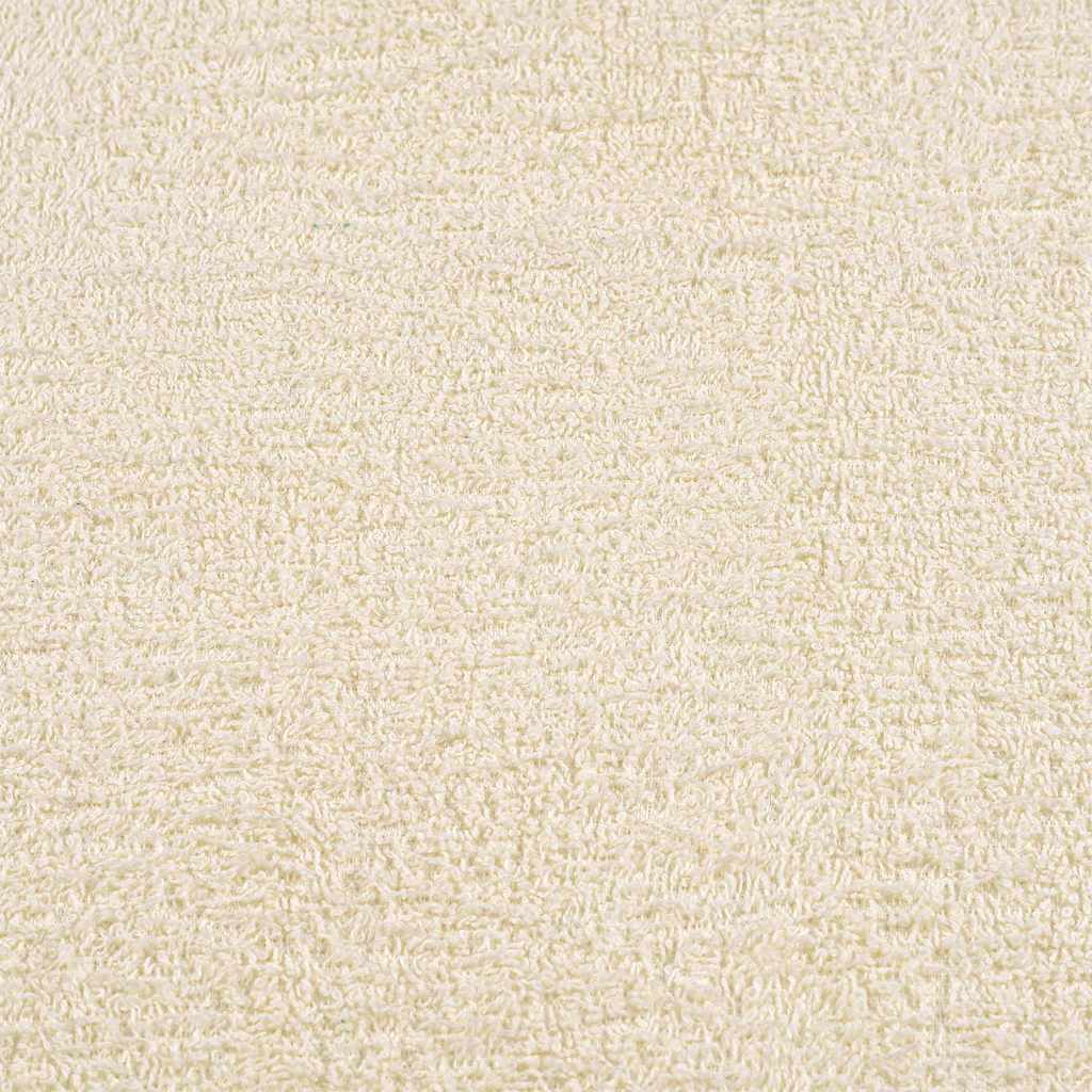 vidaXL Hand Towels "FROGN" 2 pcs Cream 50x100 cm 360 gsm