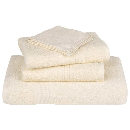 vidaXL Hand Towels "FROGN" 4 pcs Cream 50x100 cm 360 gsm