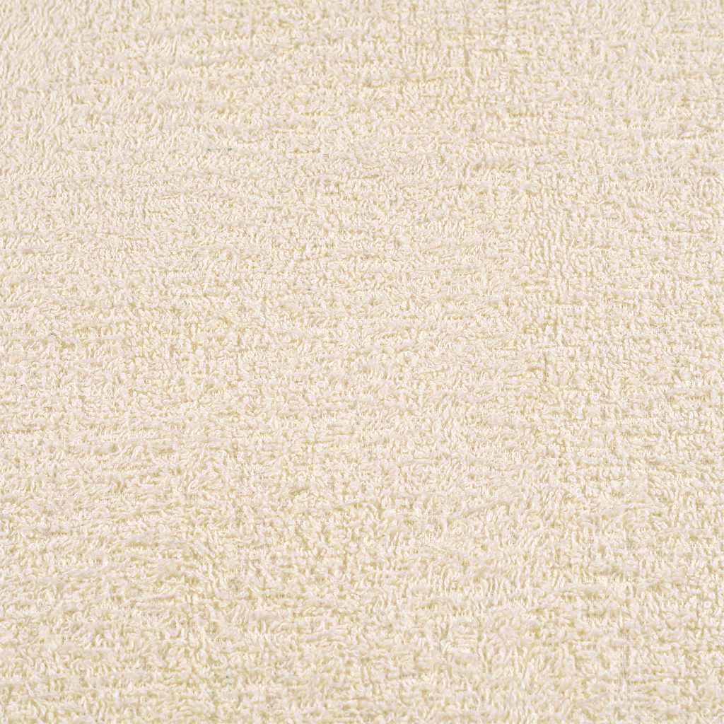 vidaXL Shower Towels "FROGN" 4 pcs Cream 70x140 cm 360 gsm