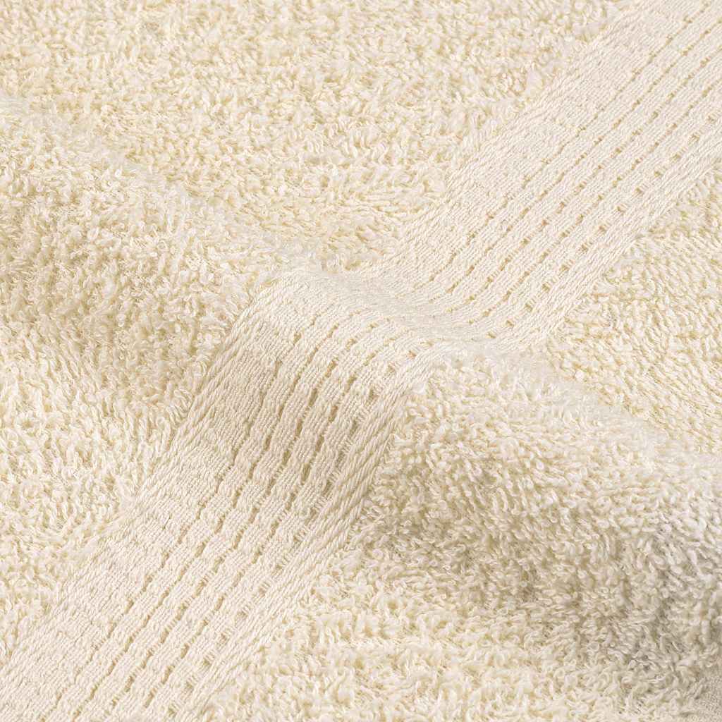 vidaXL Shower Towels "FROGN" 4 pcs Cream 70x140 cm 360 gsm