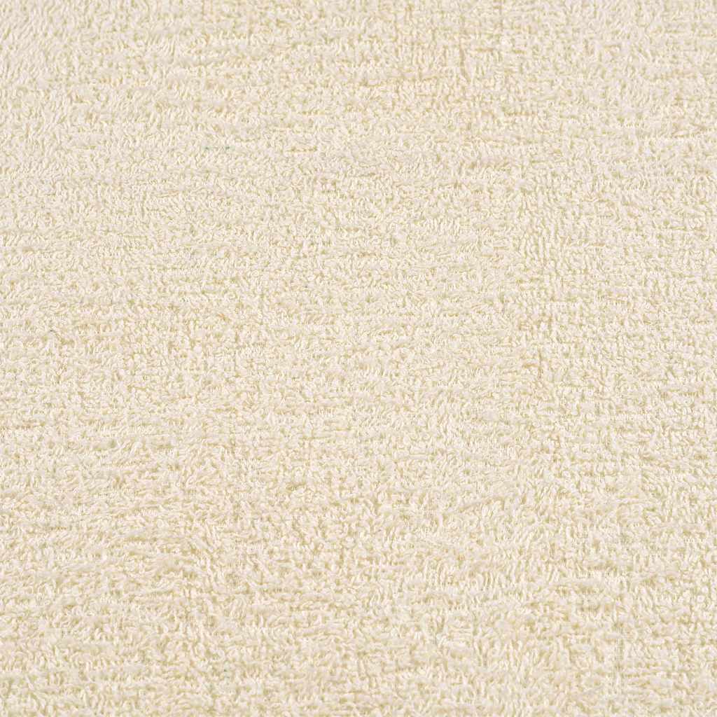 vidaXL Towels "FROGN" 10 pcs Cream 100x200 cm 360 gsm
