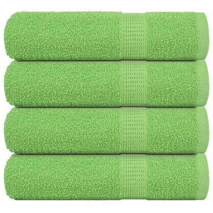vidaXL Shower Towels "FROGN" 4 pcs Apple Green 70x140 cm 360 gsm