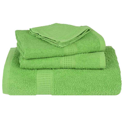 vidaXL Shower Towels "FROGN" 4 pcs Apple Green 70x140 cm 360 gsm