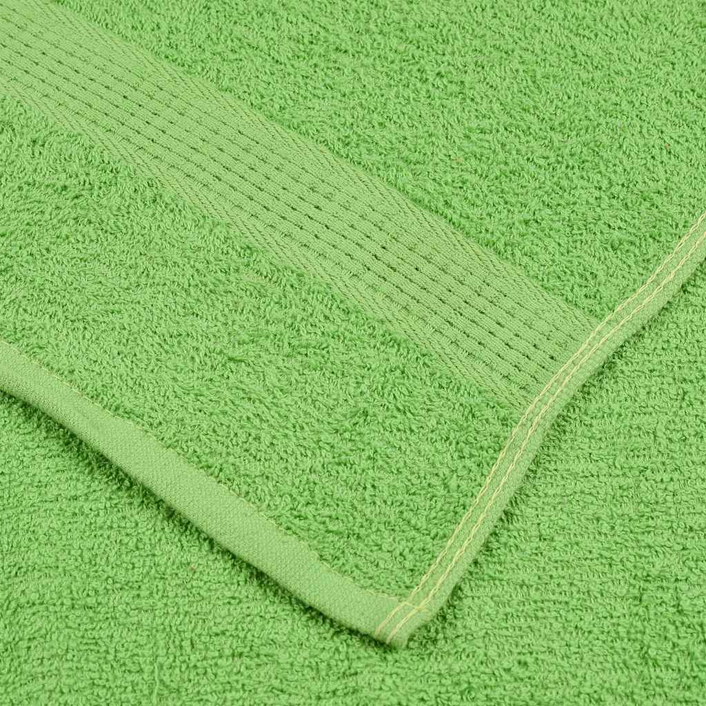 vidaXL Shower Towels "FROGN" 4 pcs Apple Green 70x140 cm 360 gsm