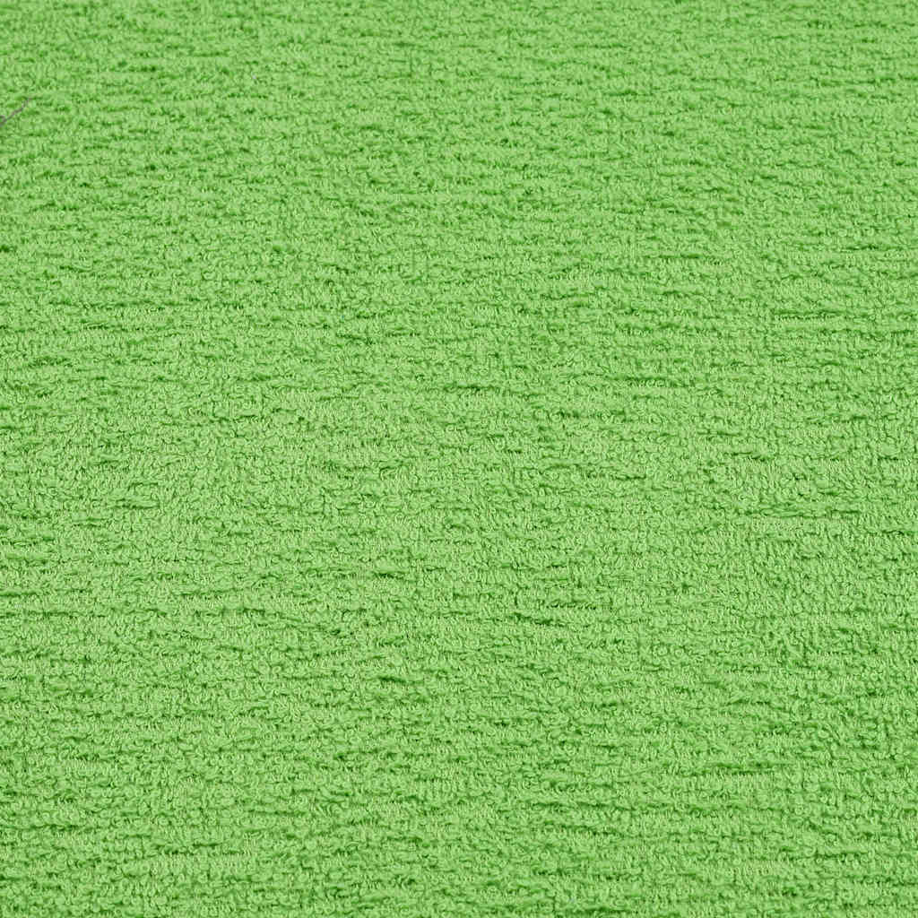vidaXL Shower Towels "FROGN" 10 pcs Apple Green 70x140 cm 360 gsm