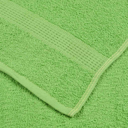 vidaXL Bath Towels "FROGN" 2 pcs Apple Green 100x150 cm 360 gsm